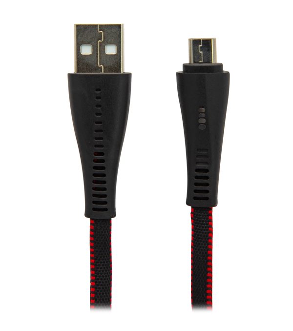 CABLE USB A MICRO USB CARGA RÁPIDA PLANO CON MALLA - Philco Chile