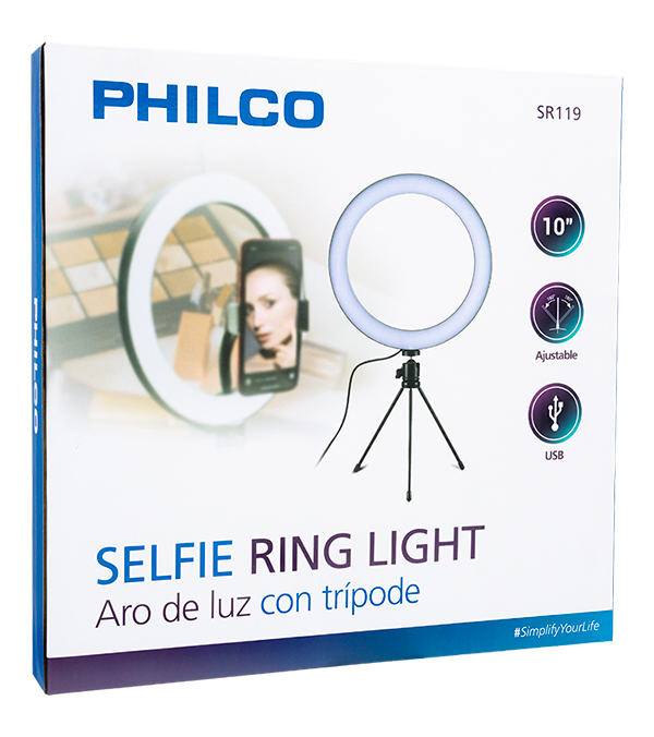 ARO DE LUZ 10 12W SOBRE MESA Philco Chile